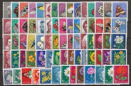 postfrische Pro Juventute **  1950 - 1963 : KP 130.--