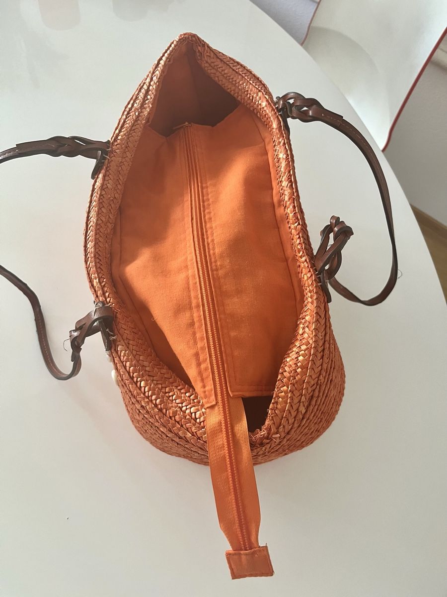 Sacs femmes: GEFLOCHTENE STRAND TASCHE ORANGE – D'occasion à Basel par JJ.Elena 5