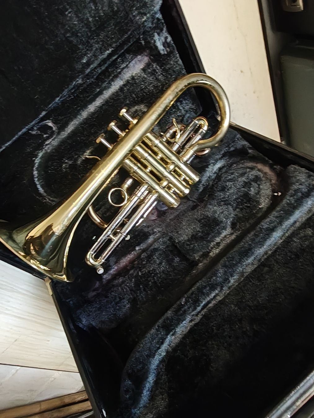 Strumenti musicali: B.Cornet Schagerl  – Usato da Langenthal venduto da Saxophone23 4