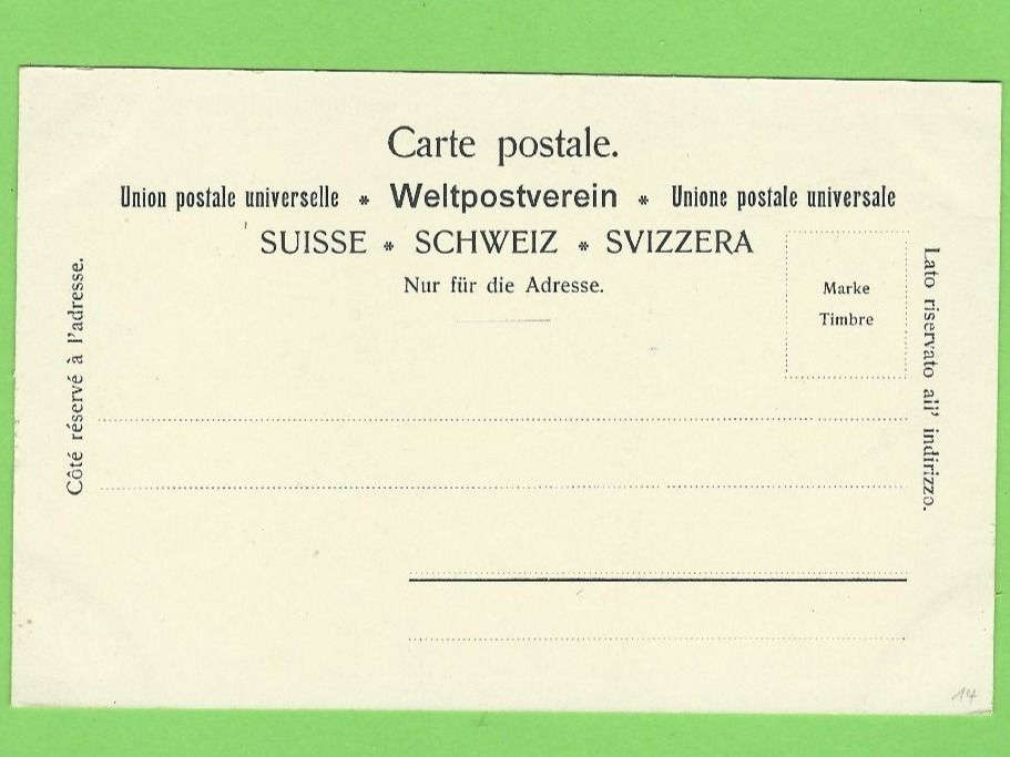 Cartoline postali: Letzter Aufstieg nach Cresta-Avers – Nuovo (secondo la descrizione) da Zürich venduto da t24_de 1