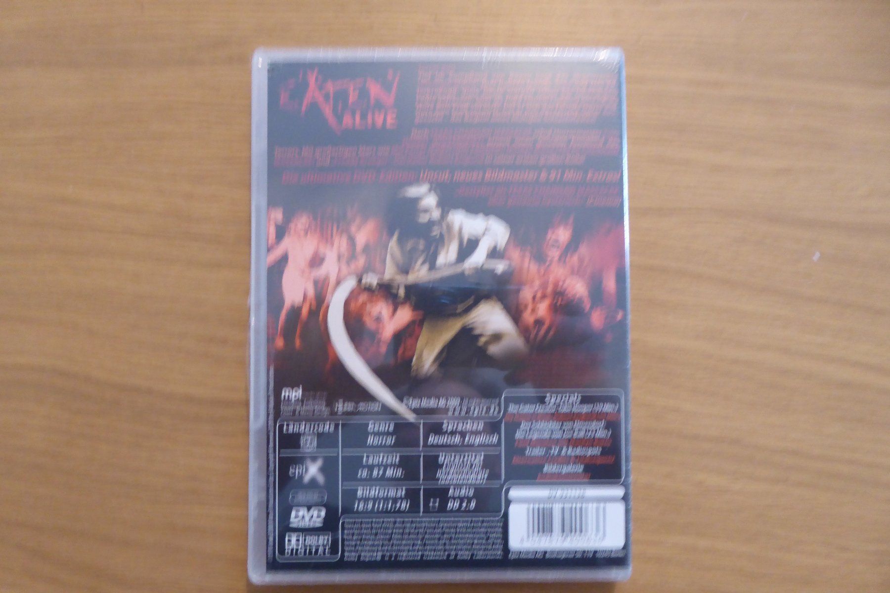 Tutti i DVDs: DVD Eaten Alive Tobe Hooper Uncut – Nuovo e nell'imballaggio originale da Allschwil venduto da Summelsarium 1