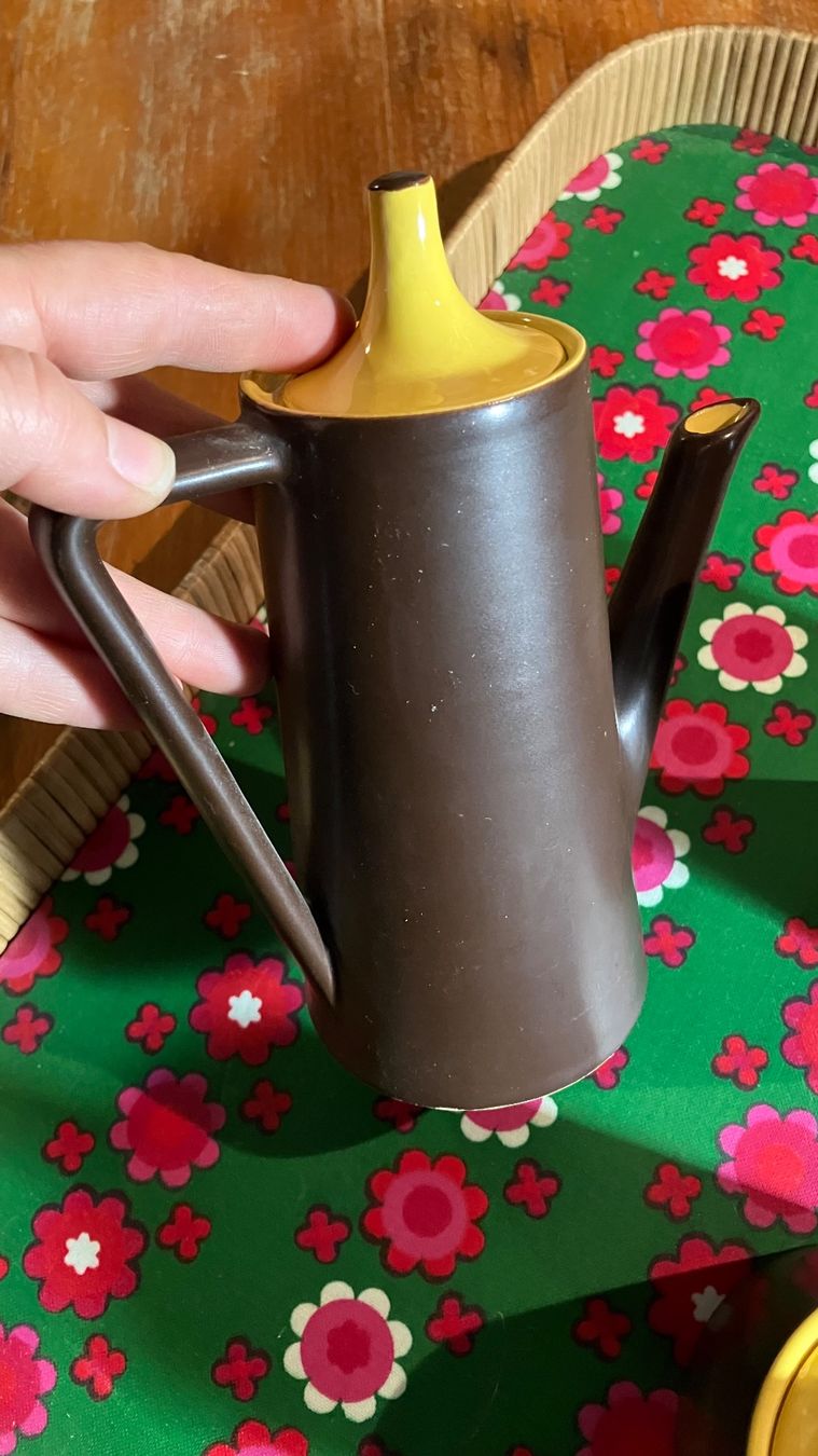 Geschirrsets: Service à café Kaffee vintage Italy deko – Gebraucht aus St-Cierges von LeRegain 1