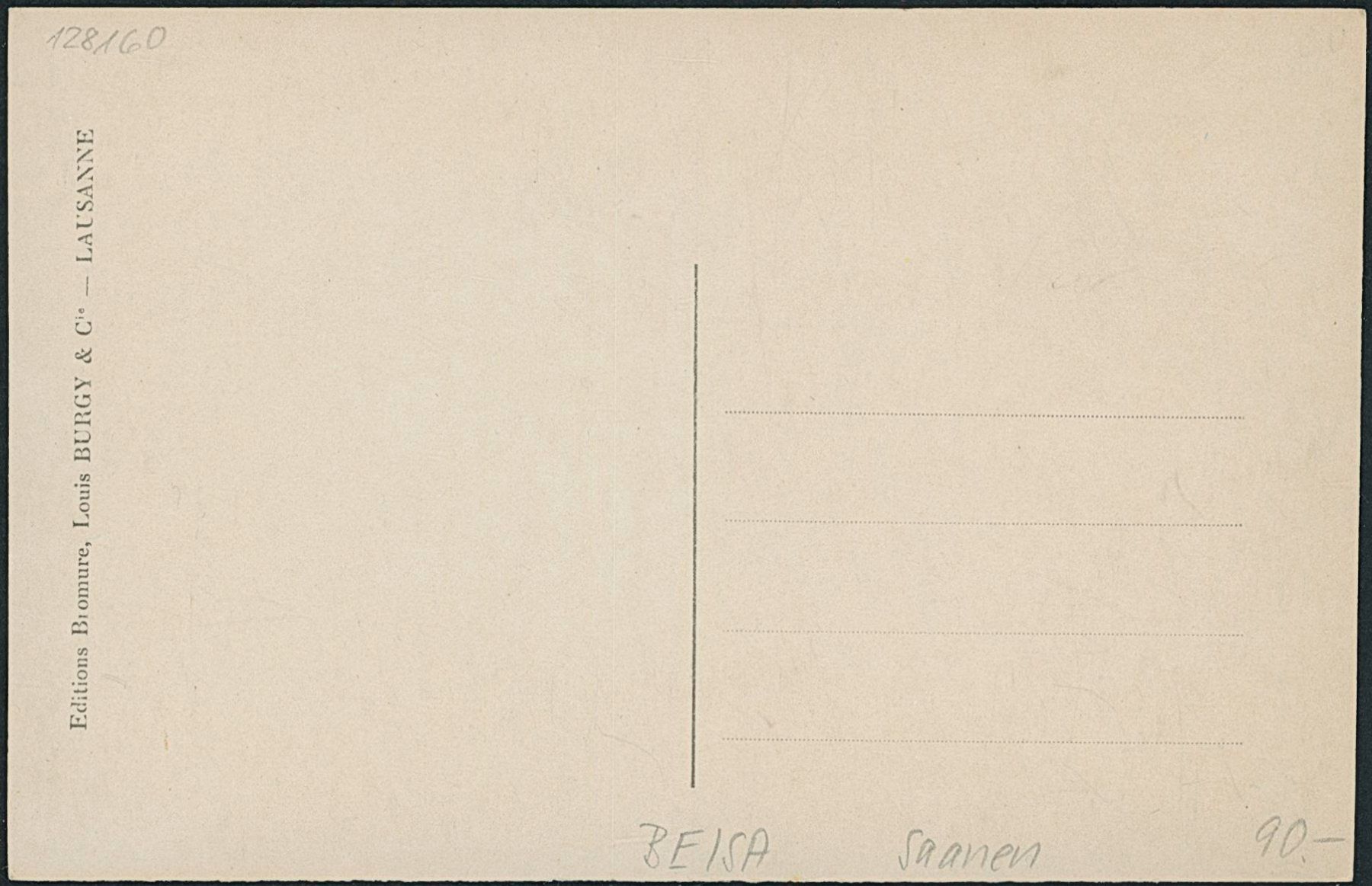 Cartoline postali: BE Saanen – Nuovo (secondo la descrizione) da Schindellegi venduto da masutka7 1