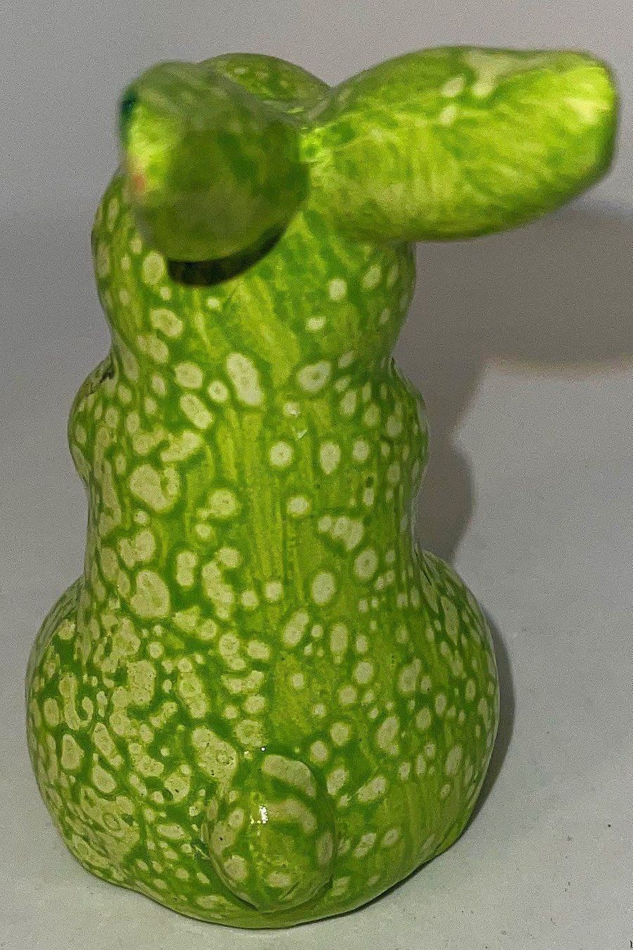 Statuette: Hase grün Keramik – Nuovo (secondo la descrizione) da Lutzenberg venduto da Pinschi01 2