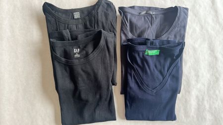 T-Shirt Set GAP, Benetton, dunkel, XS/S