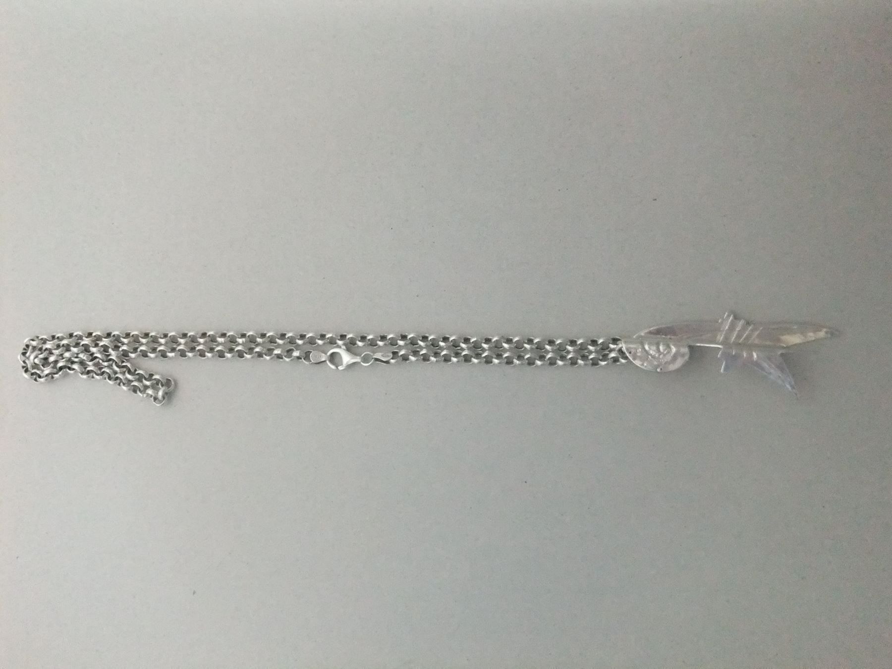 Catenine: Baselstab Basel Kette - 925 Silber – Usato da Esslingen venduto da eintagammeer 5