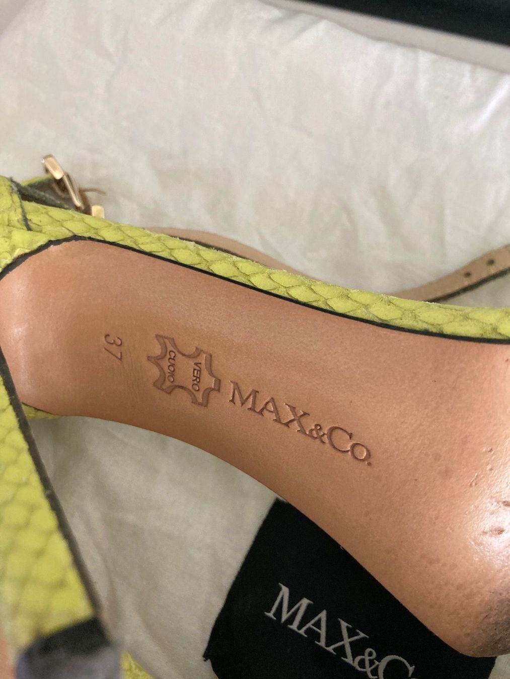 Max Mara Damenschuhe: Max&Co Sandalen Highheels, gelb. – Gebraucht aus Zürich von eli-rezz 7