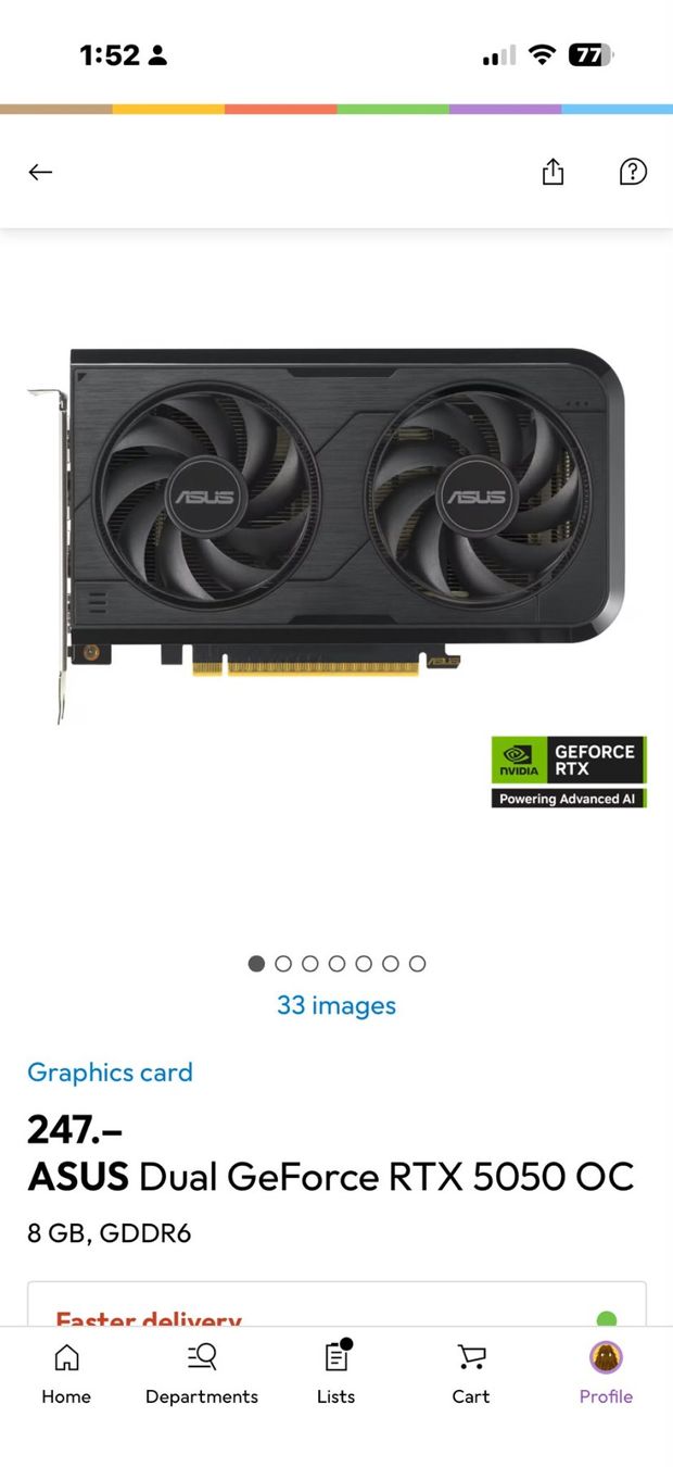 Asus Schede grafiche: Carte graphique – Usato da Vallorbe venduto da rya_5z8d 3