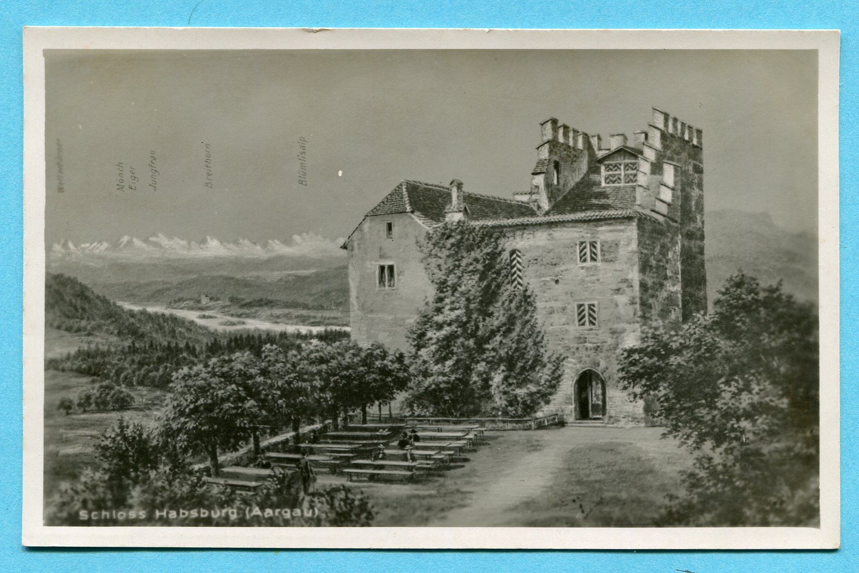 Cartoline postali: Habsburg 1933 – Usato da Opfikon venduto da Prophila