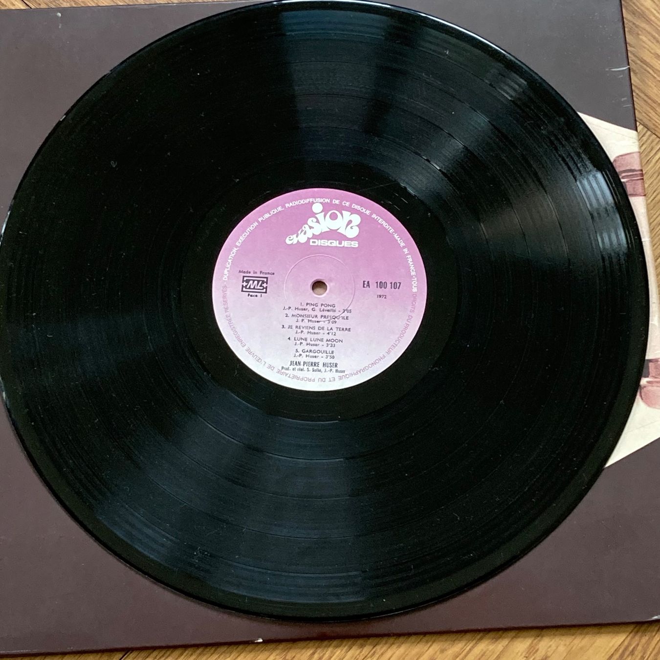 Dischi in vinile: Jean-Pierre Huser - Ping Pong, LP – Usato da Bern venduto da Ntsamina 3