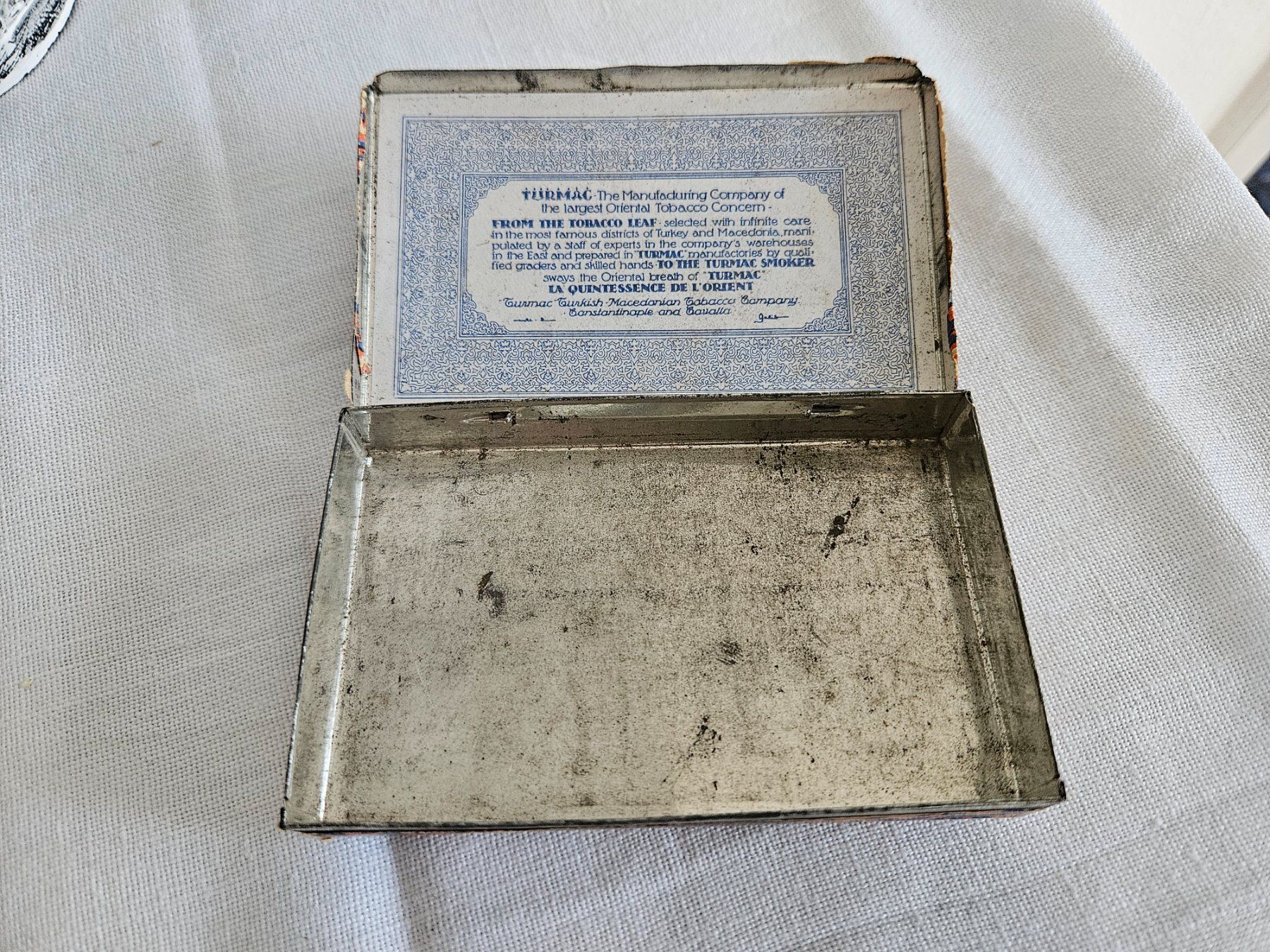 Dosen: Turmac Zigaretten Dose Ottomanisches Design Vintage Samme... – Gebraucht aus Untervaz von FullFlap777 1