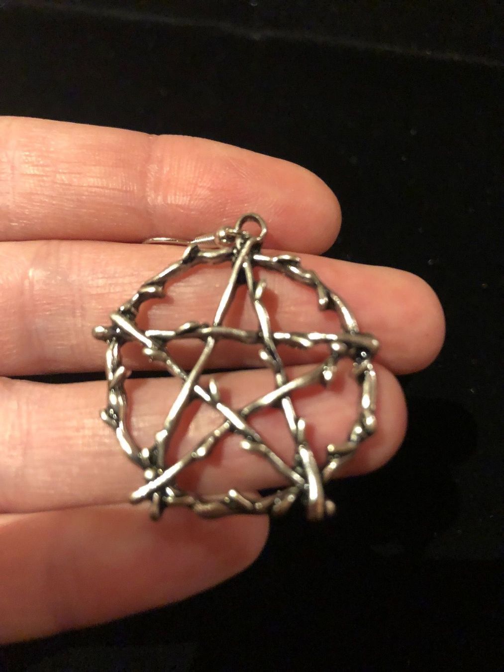 Ohrringe & -stecker: Ohrringe mit Pentagramm – Neu (gemäss Beschreibung) aus Gams von Mariawicca 2