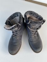 Warme Schuhe d‘Blau aus Leder v Landrover Gr.40
