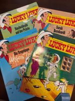 Lucky Luke Comics Konvolut 4 Stueck guter Zustand