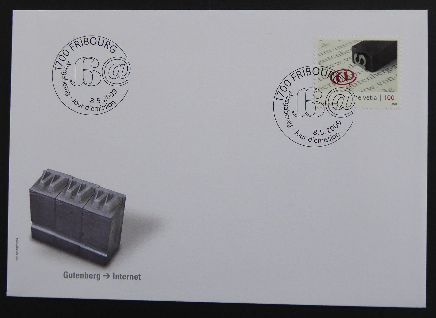 Tutti i francobolli: 2009 - CH - Znr. 1311 / Einzelwert - FDC - ES - 08.05.2009 – Usato da Holziken venduto da Cindy003