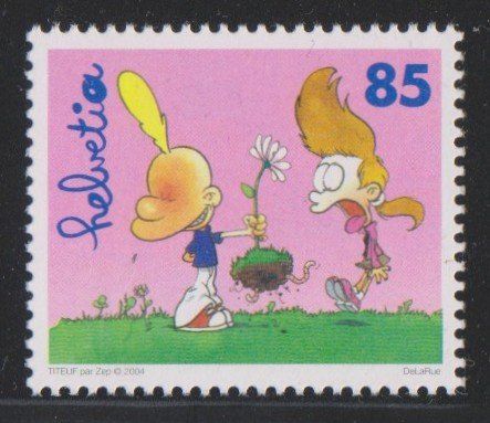 Tutti i francobolli: 2004   Abart  Bienchen über Blümchen  ** Postfrisch ** – Nuovo (secondo la descrizione) da Adliswil venduto da Aenti 1