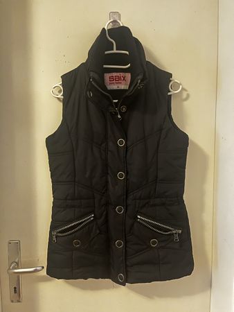 Saix Winterweste schwarz Gr. S Übergangsjacke Damen