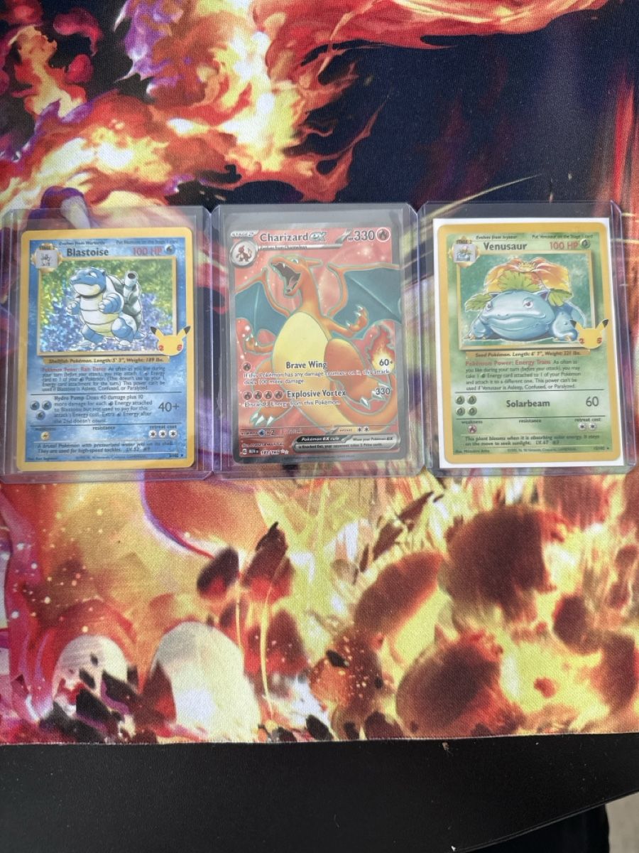 Cartoline: Seltene Pokémon Karten Set: Charizard, Blastoise, Venusaur 4 – Nuovo (secondo la descrizione) da Geroldswil venduto da pat_tsc5