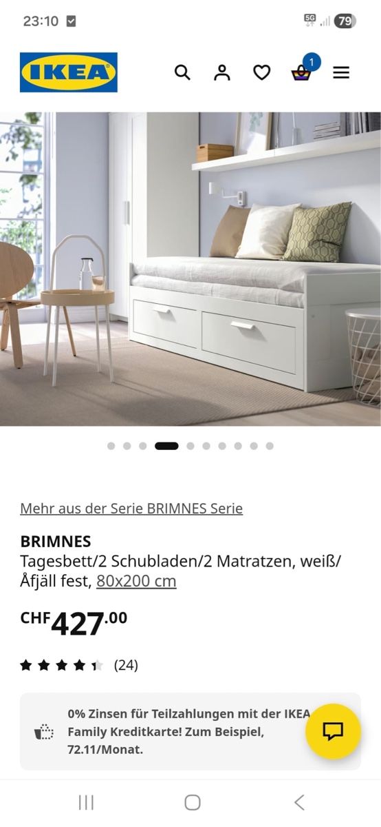 Letti: Ikea Bett – Usato da Zürich venduto da BEFIT83 2