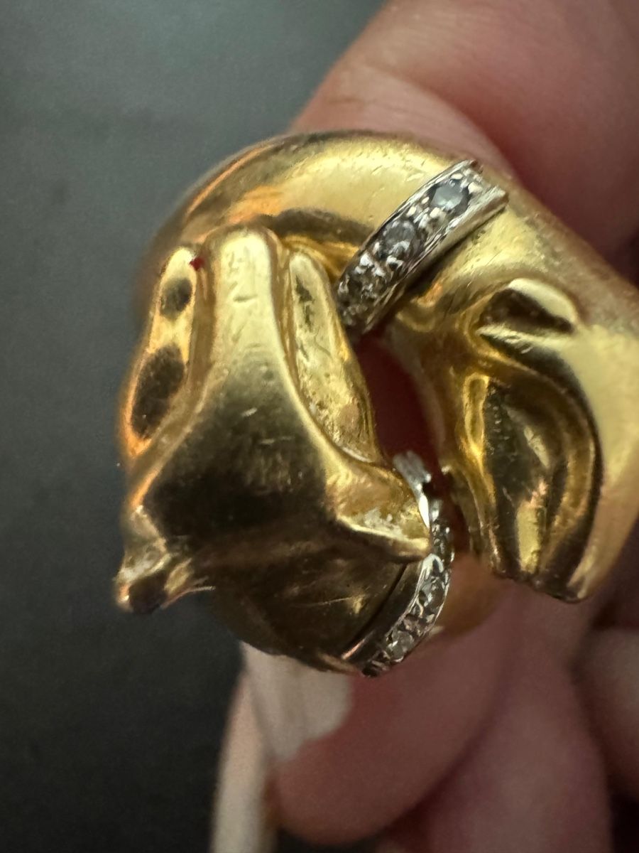 Anelli: Bague panthère en or 18ct – Usato da Plan-les-Ouates venduto da mik_8tzt 2