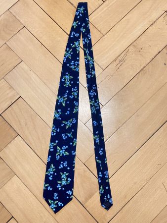 Vintage 90s Tie Swissair Frontline Fabric Zurich