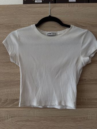 Crop top blanc