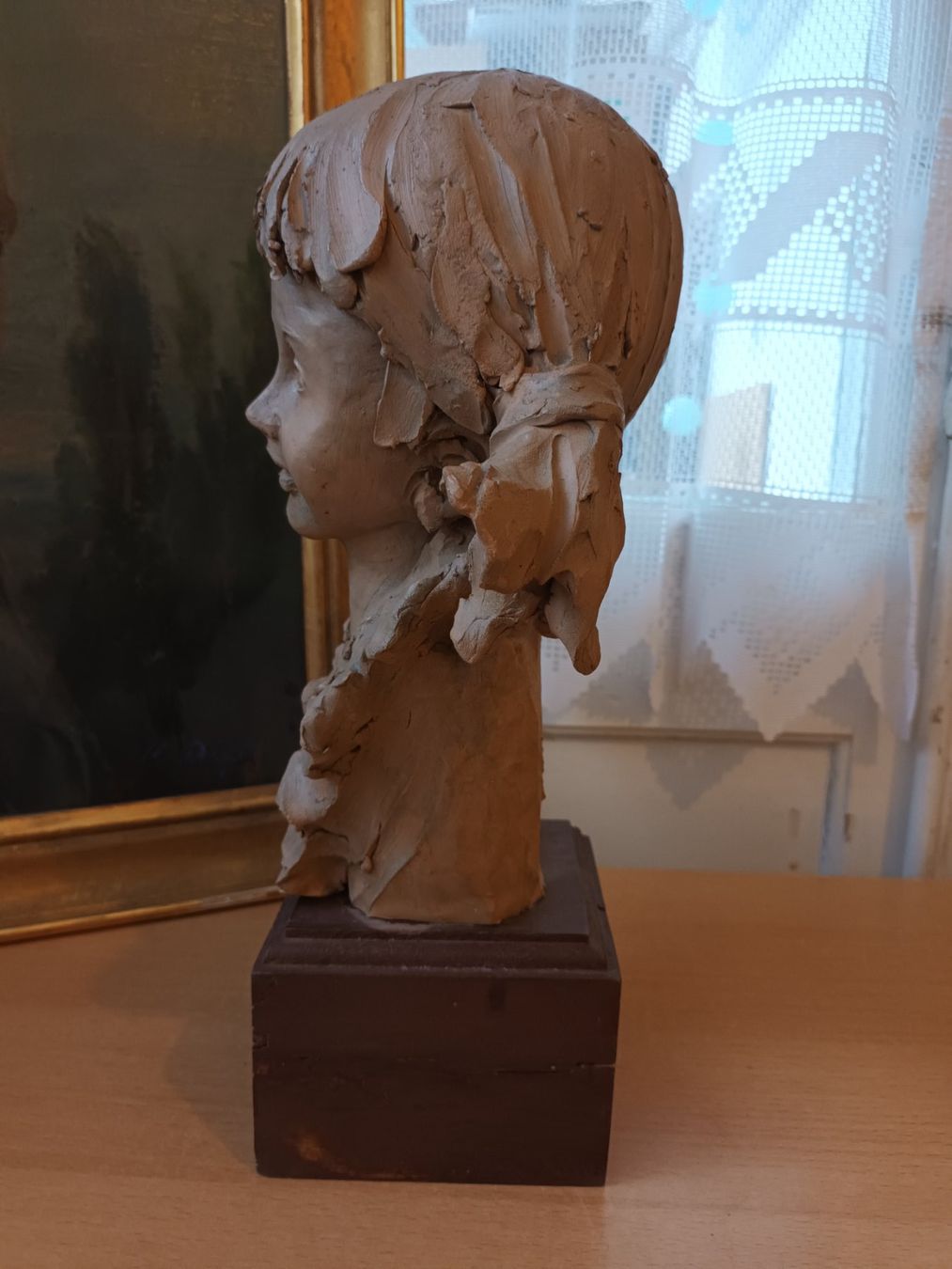 Sculptures & Statues: Paoletti Signierte Tonbüste Mädchenkopf 35 cm – D'occasion à zurich par ARTMYART 4