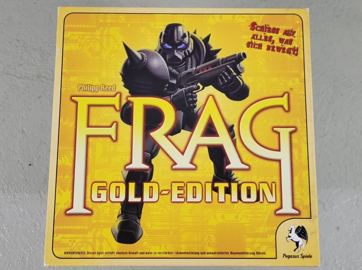 Pegasus Spiele Giochi: Frag Gold Edition - Das Brettspiel – Usato da Aarau Rohr venduto da torgath
