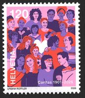 SUISSE neuf** 2026 125 ans Caritas Suisse