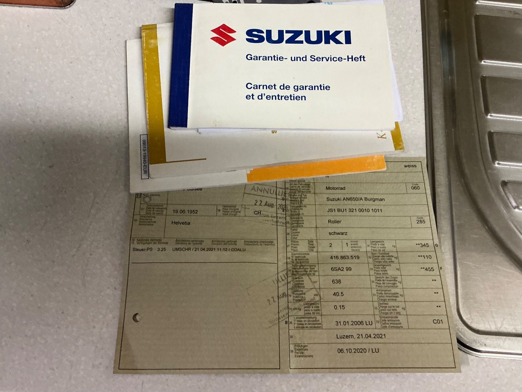 Suzuki Scooter: Suzuki AN650/A Burgman – Usato da strengelbach venduto da Zoks 9