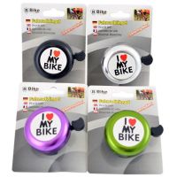 Fahrradklingel "I LOVE MY BIKE" - 4 Farb