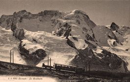 Zermatt - Le Breithorn. Gornergratbahn