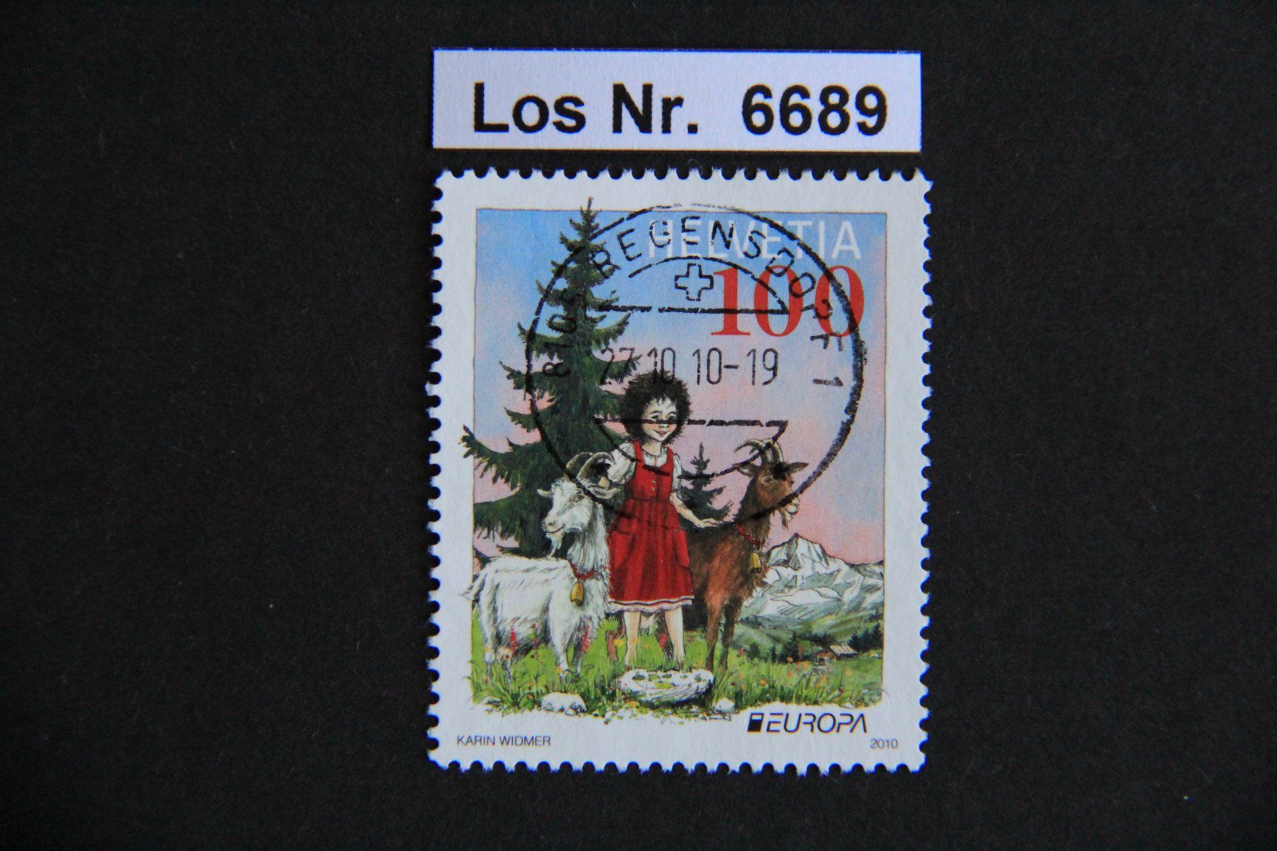 Alle Briefmarken: CH 2010 sauberer Vollstempel                        Los 6689 – Gebraucht aus Volken von jukon65