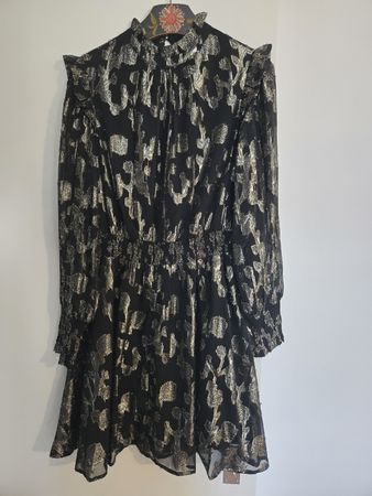 LaRedoute Kleid Gr. 44, schwarz-gold, festlich, Top Zustand!