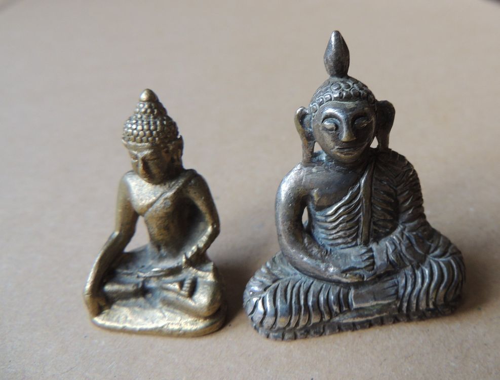 4 Buddha-Statuen Aus Sandstein – Niedliche Mönch-Figuren Für Home, Garten, Aquarium & Feng Shui Deko