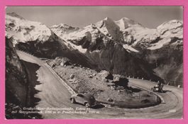 Grossglockner Hochalpenstrasse Kehre 11 mit Töff und Auto