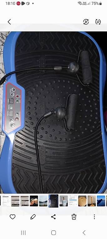 Hometrainer: Plate-forme vibrante fit for live – Gebraucht aus Fully von Caj78