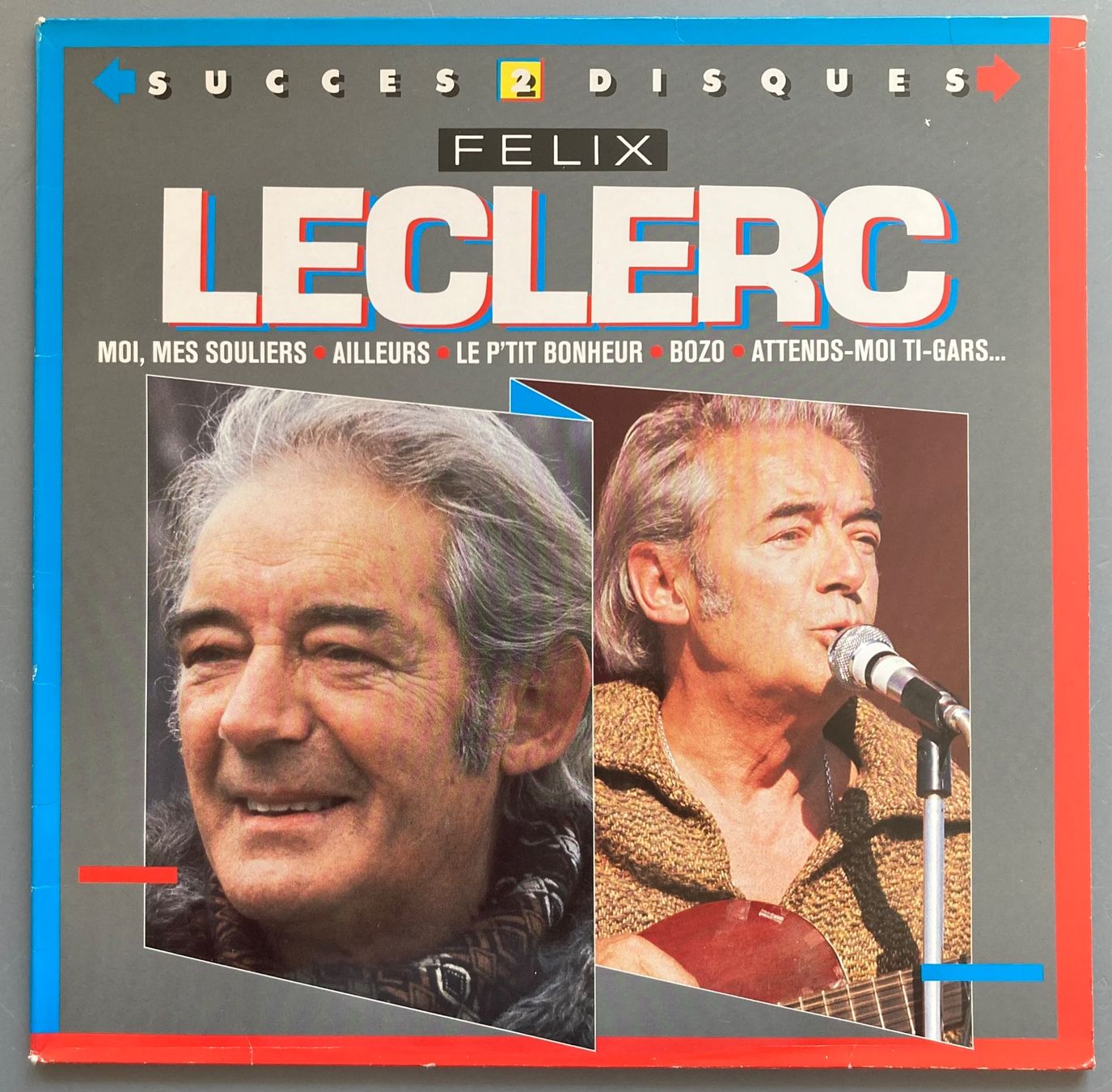 Dischi in vinile: FELIX LECLERC - SUCCES 2 DISQUES – Usato da Poliez-Pittet venduto da Newtown-Records