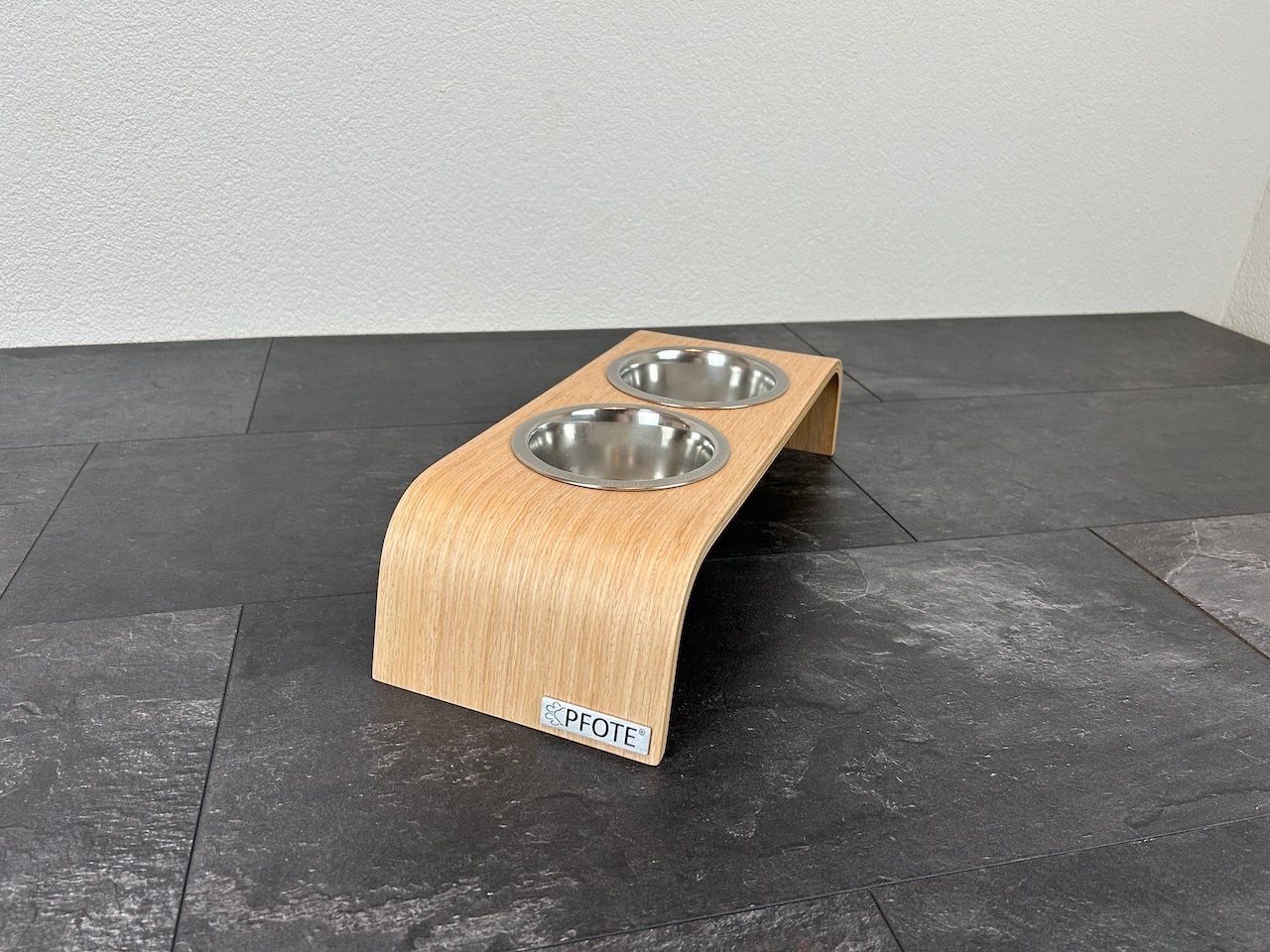 Mangimi: Futternapf Eiche mit 2 Näpfen Hund Katze PFOTE® – Nuovo e nell'imballaggio originale da Sirnach venduto da XELOonlineGmbH 5