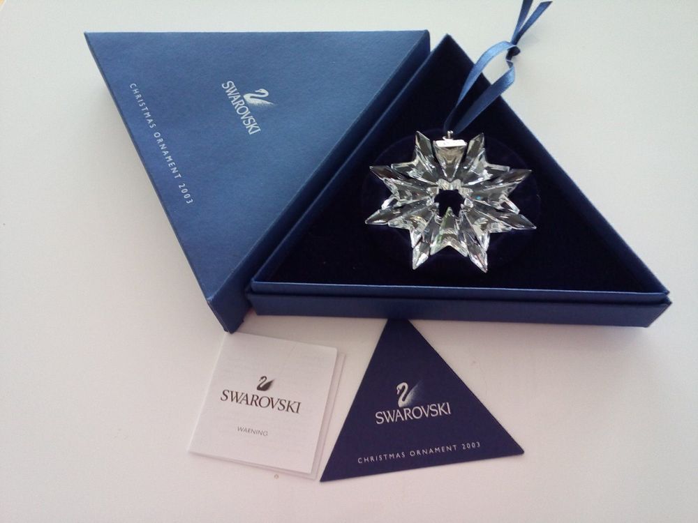 Swarovski christmas ornament grosser stern 2003 kaufen auf ricardo