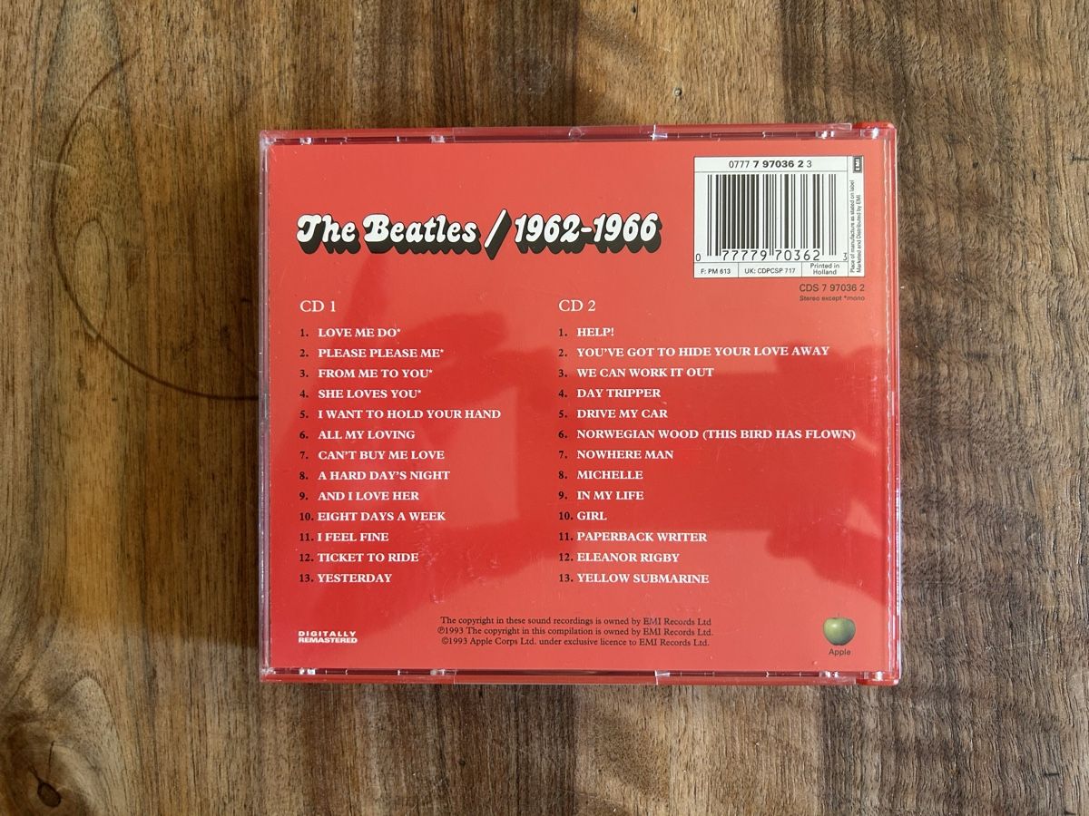 CD: The Beatles - 1962-1966 - Doppel CD – Usato da Bern venduto da Carhead 3