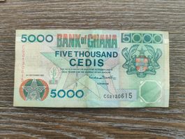 Ghana 5'000 Cedis 2001 !!!!!!!