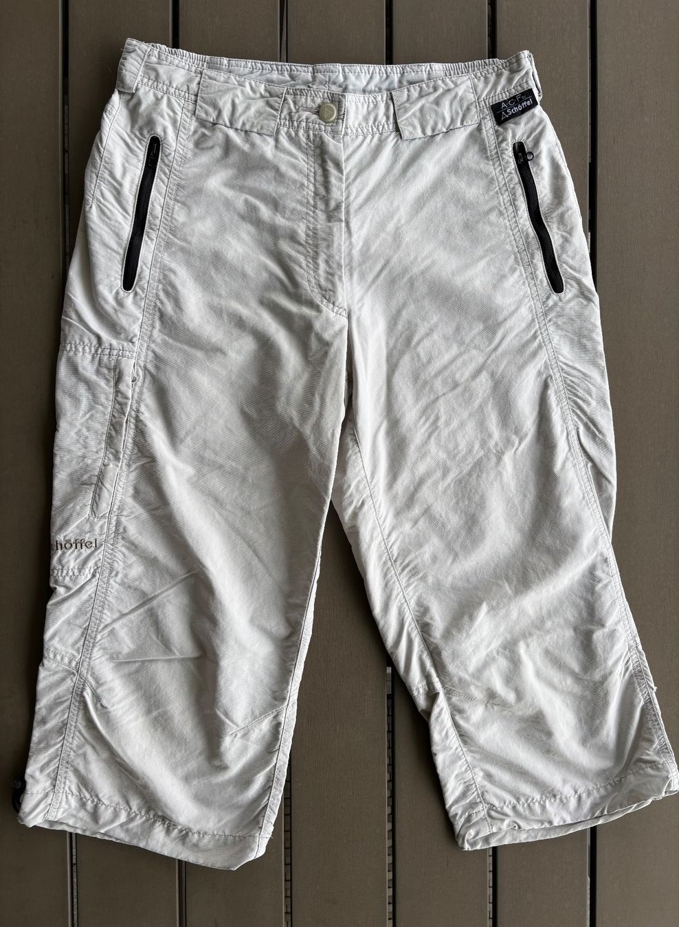 Schoeffel Pantaloni: Schöffel Pants Challenge, Gr. 38, beige – Difettoso da Ebnat-Kappel venduto da Molton