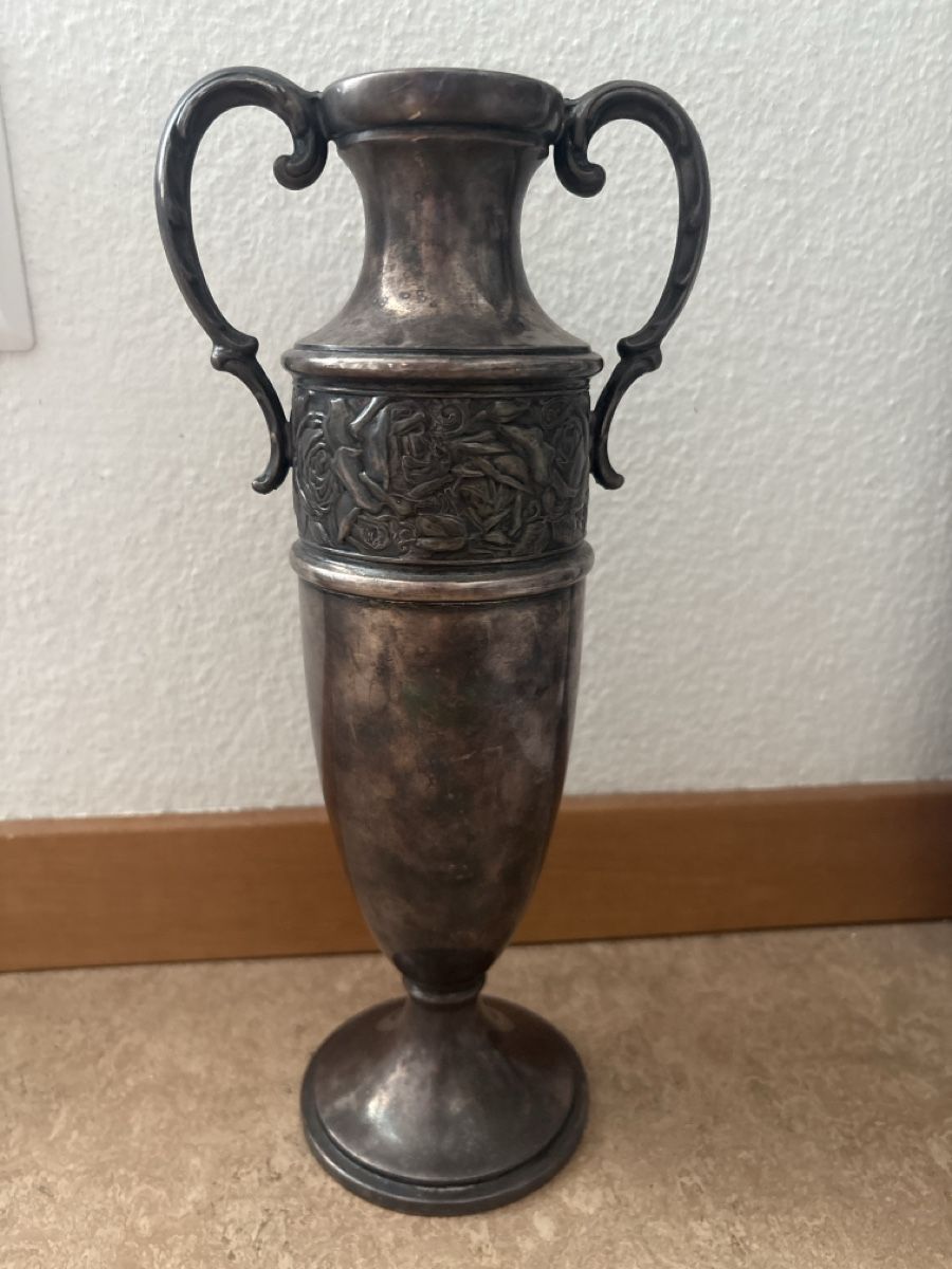 Vasi & Recipienti: Antike Metall Vase  – Usato da Erlinsbach venduto da chc_ppz5 1