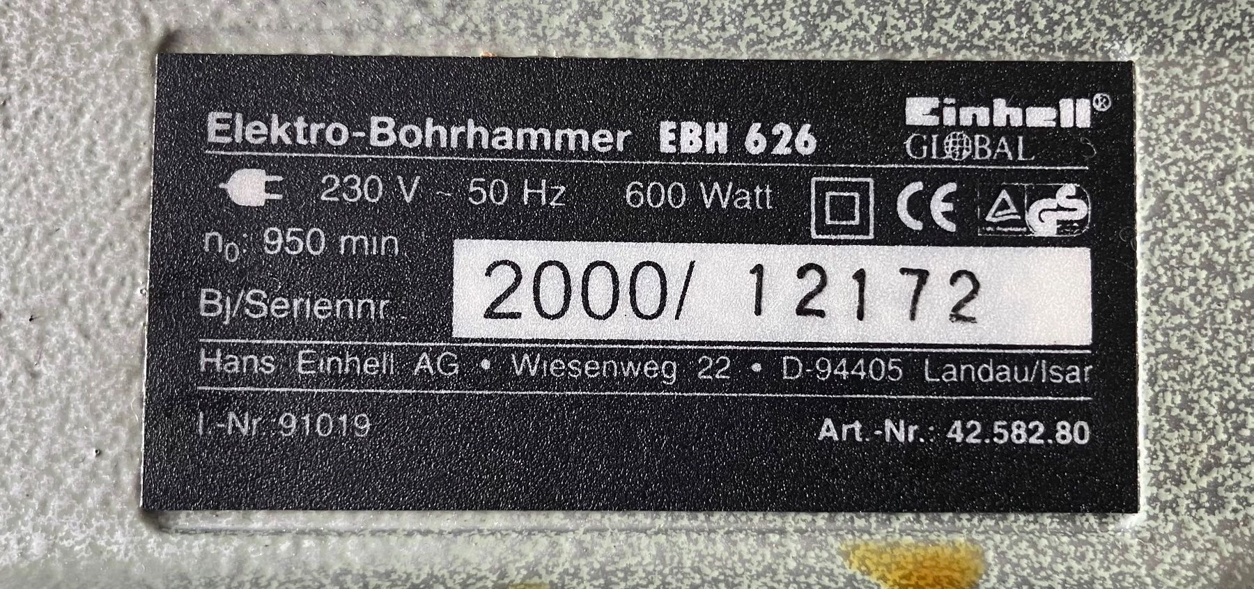 Trapani: Bohrhammer Einhell – Usato da Waldstatt venduto da breitaxt 3