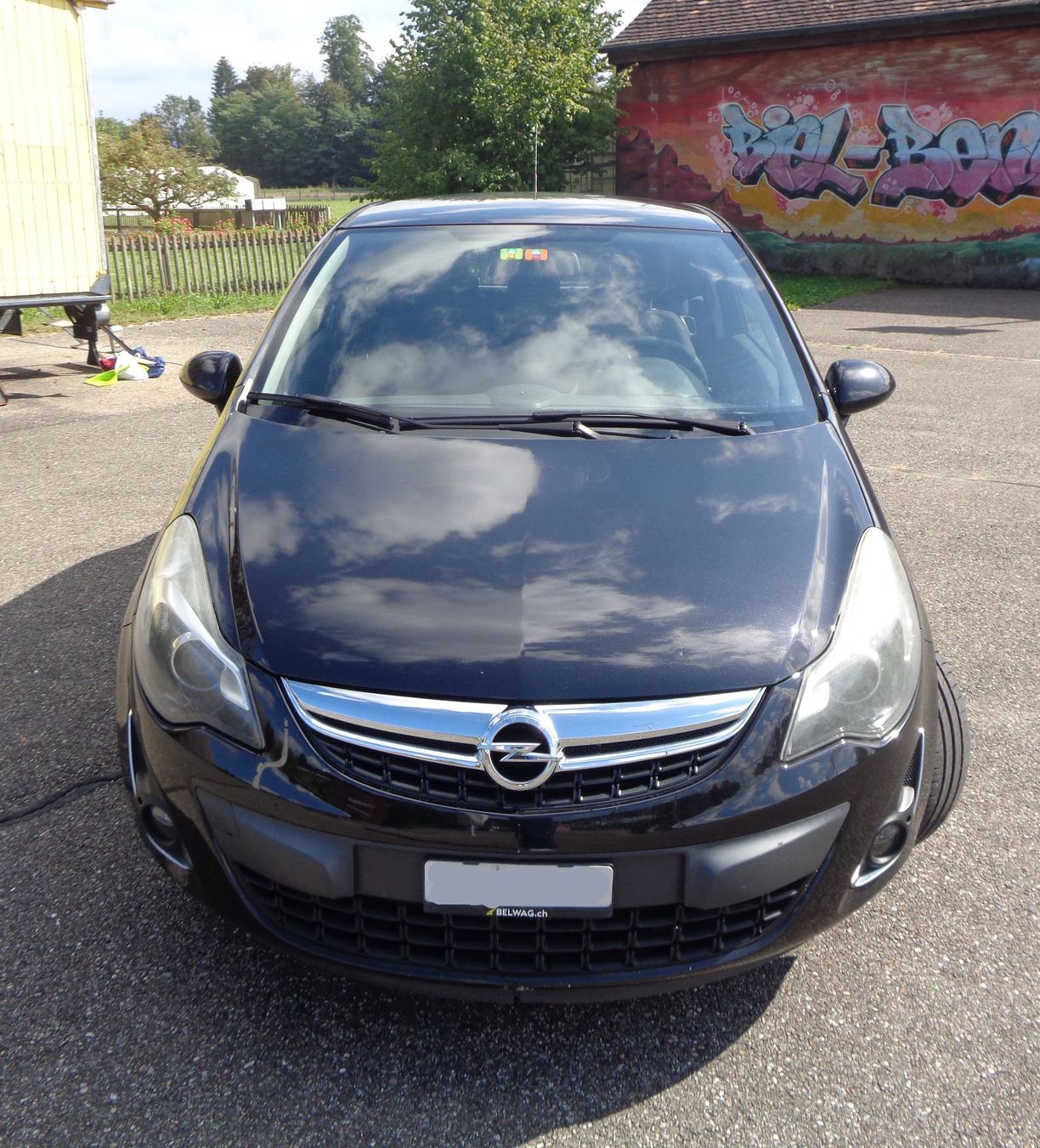 Opel Auto Mit Schraubenschlssel