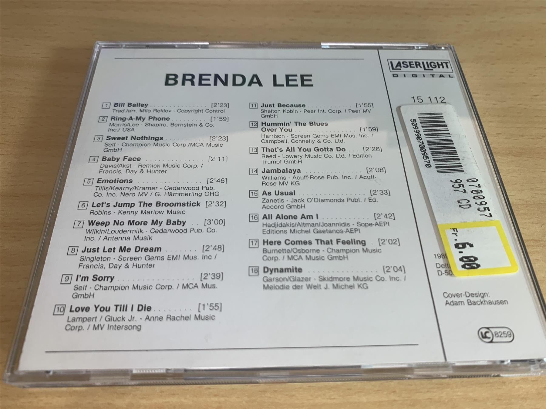 CD: Brenda Lee – Brenda Lee – Usato da Rikon im Tösstal venduto da Alpenmutz 1