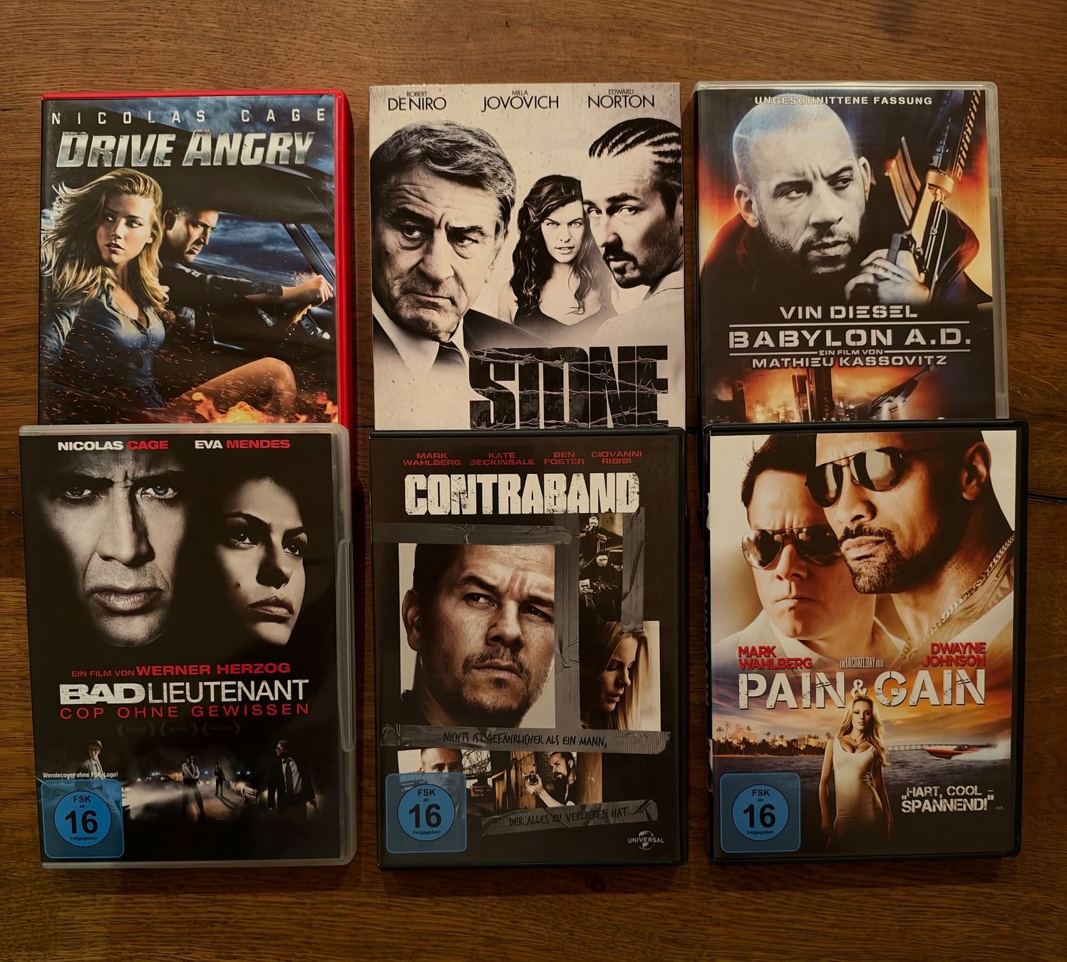 Tutti i DVDs: 6 Action-Filme auf DVD – Usato da Alpnach Dorf venduto da ben_zb29