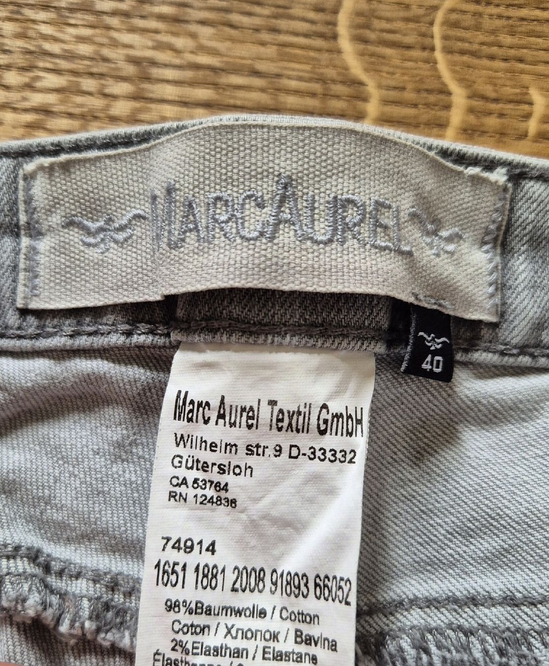 Pantaloni: Graue Jeans "Marc Aurel" (Gr. 40) – Usato da Gams venduto da federli29 3