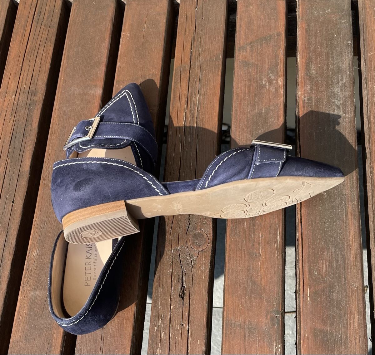 Kaiser Scarpe da donna: NEU: Peter Kaiser Slipper blau – Nuovo (secondo la descrizione) da Oberlunkhofen venduto da Krambo 4